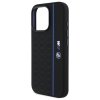BMW BMHMP16L23SHEB iPhone 16 Pro 6.3    czarny/black hardcase Silicone Hexagon Blue Line MagSafe